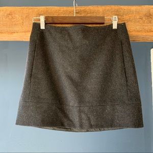 J. Crew wool blend mini skirt